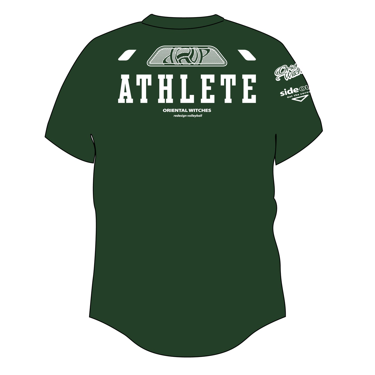 SIDEOUT 2nd アーミーグリーン(レッド×ホワイト)