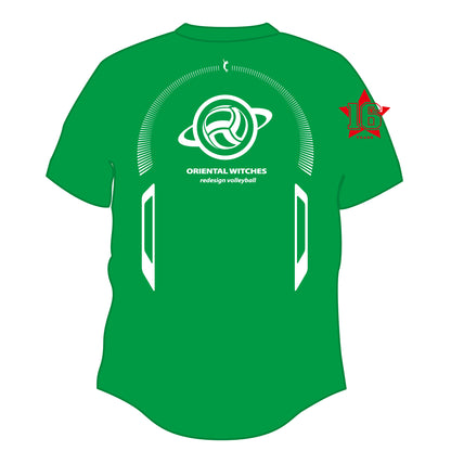 SIXTEEN グリーン（レッド×ホワイト）