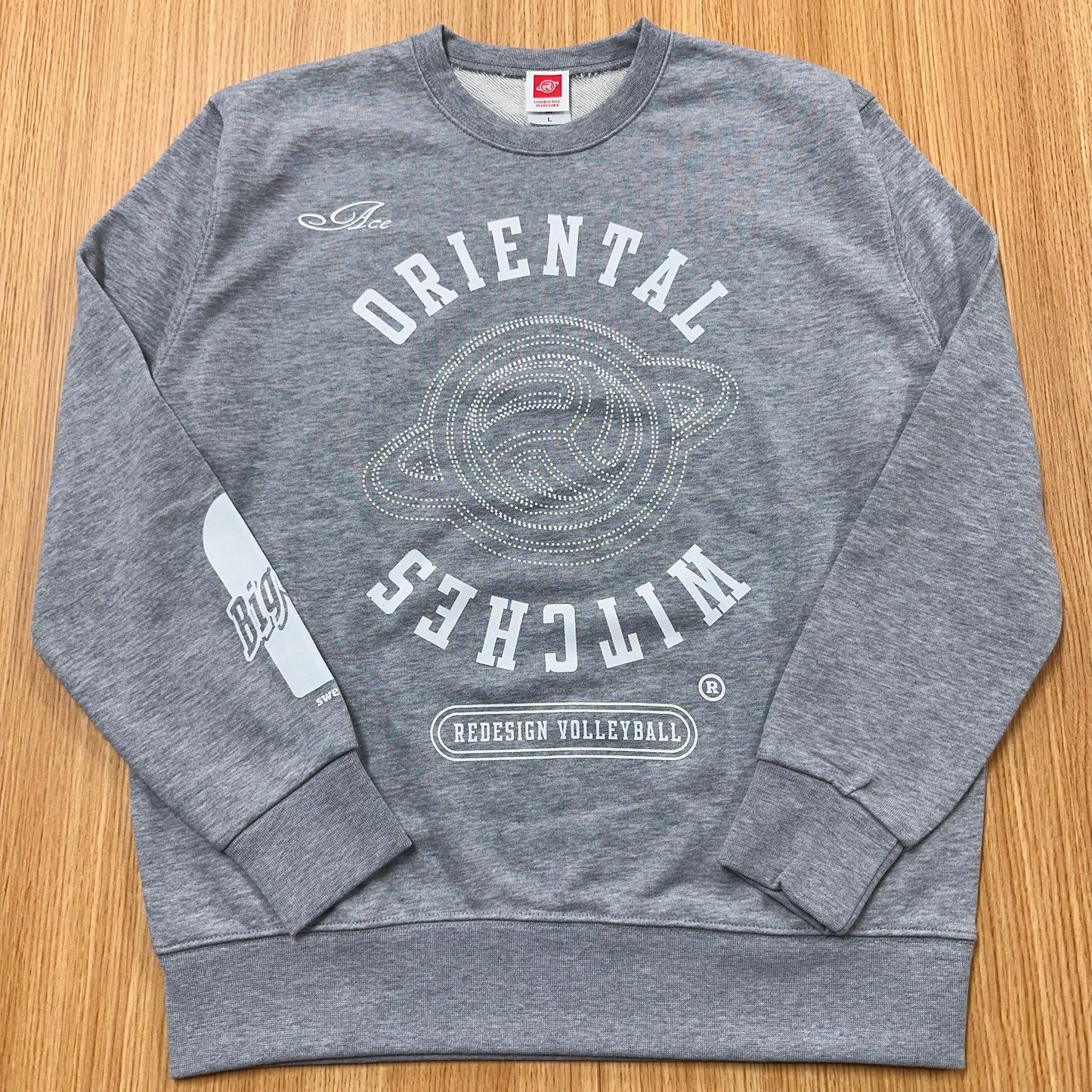 BIGLOGO トレーナー グレー（ホワイト）