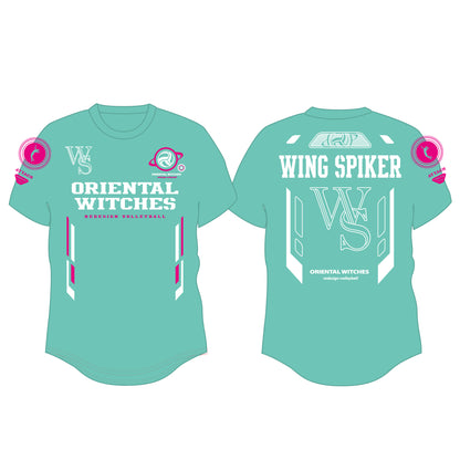 WINGSPIKER ミントグリーン（ホットピンク×ホワイト）