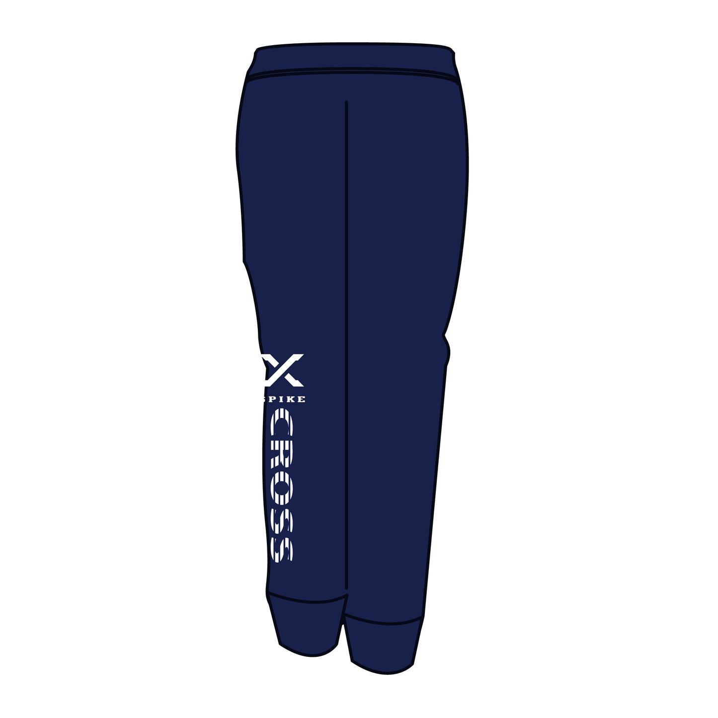 ドライフィットスウェットロングパンツ　ネイビー（サンフラワー×ホワイト）