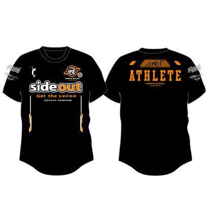 SIDEOUT 2nd ブラック（アプリコット×ホワイト）