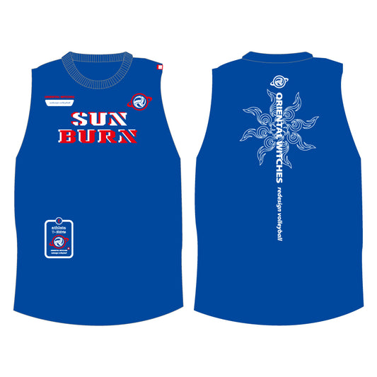 SUNBURN ロイヤルブルー（レッド×ホワイト）