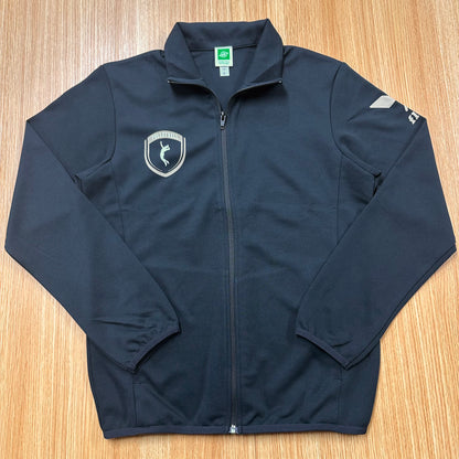 OWジップジャケット　ブラック（サファリ×ホワイト）