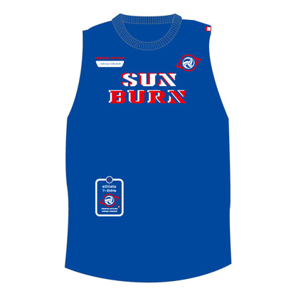 SUNBURN ロイヤルブルー（レッド×ホワイト）