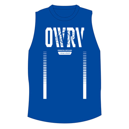 スタンダードノースリーブ ロイヤルブルー（ホワイト）