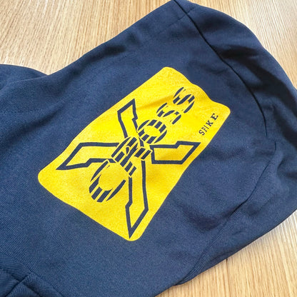 ドライフィットスウェットパーカー　ネイビー（サンフラワー×ホワイト）