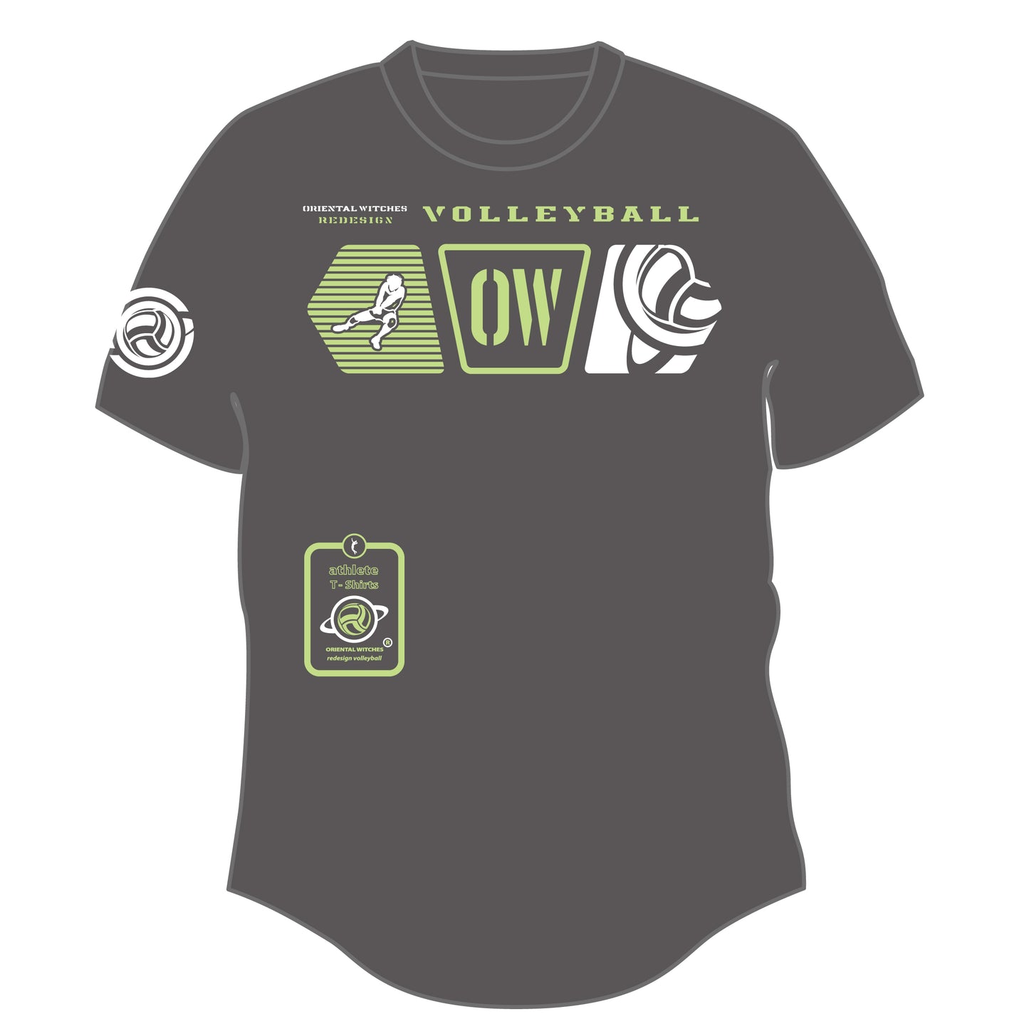 BALL  ダークグレー（グリーンティ×ホワイト）