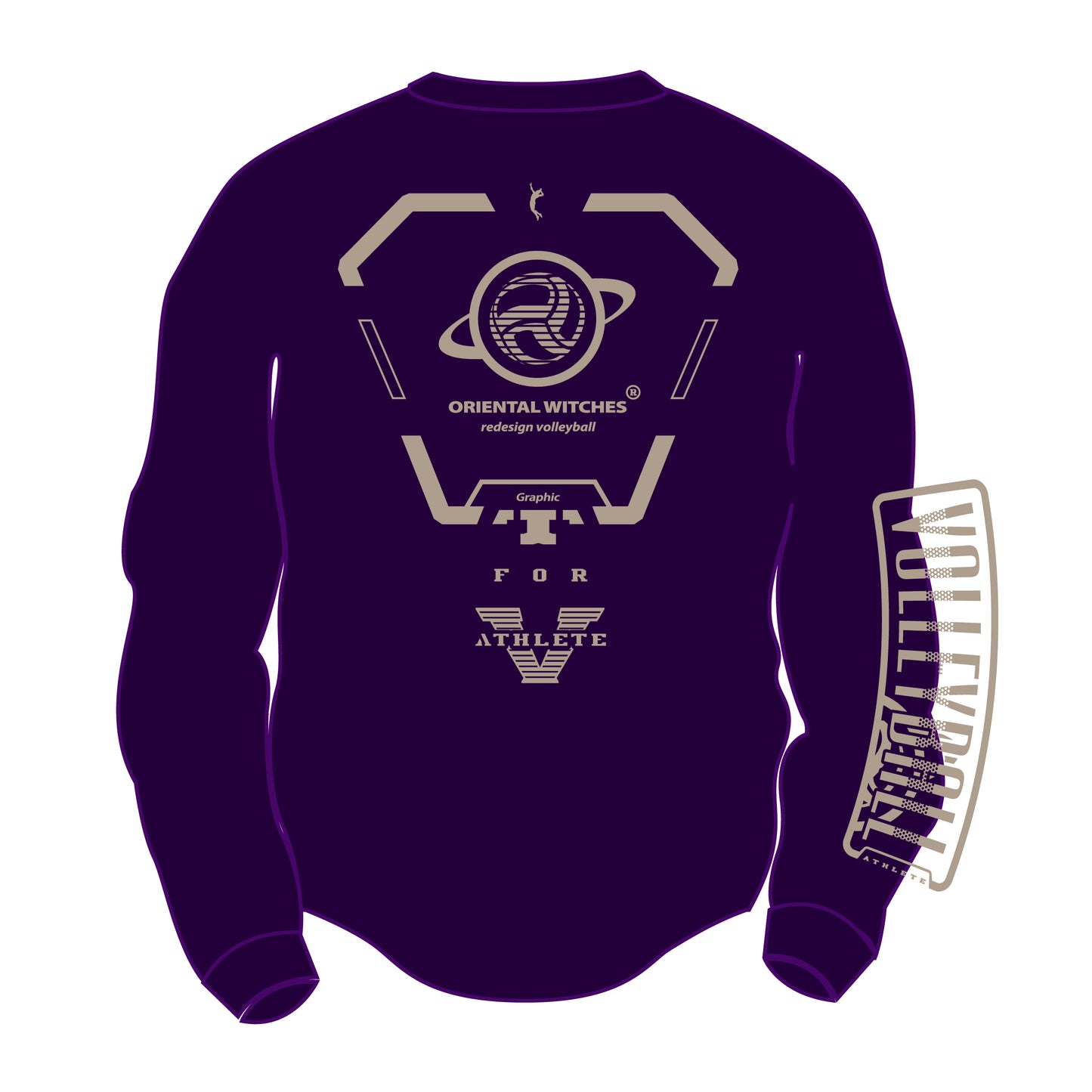 ロングスリーブTシャツ2025 パープル（サファリ×ブルー）