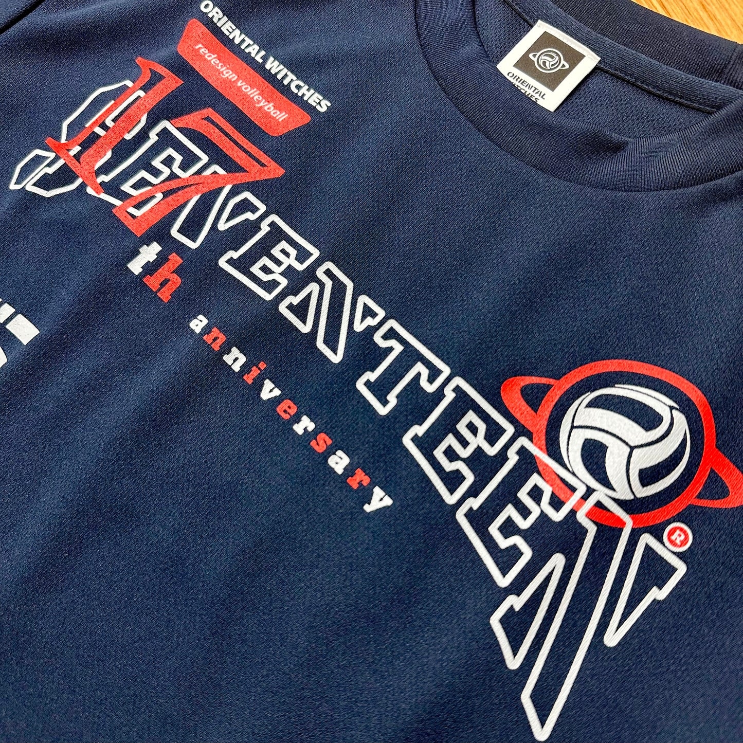 SEVENTEEN ネイビー（レッド×ライトグレー）