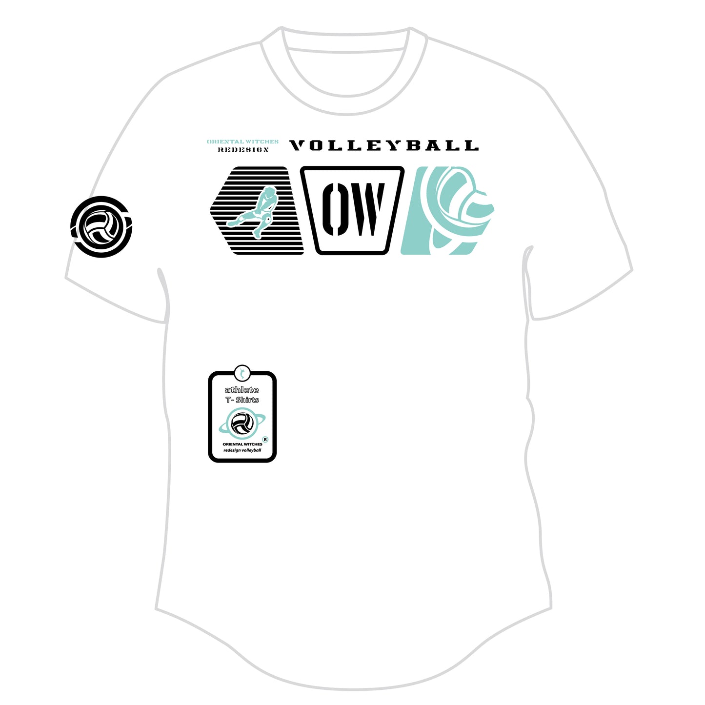 BALL ホワイト（ミントグリーン×ブラック）