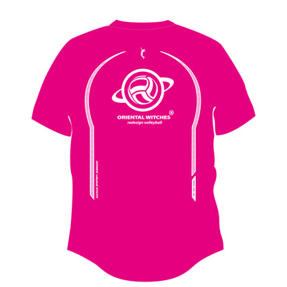 BACKATTECK ホットピンク（ワインレッド×ホワイト）