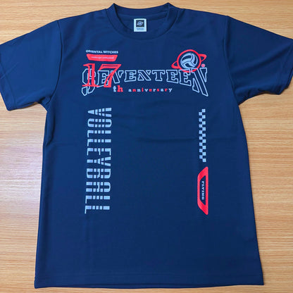 SEVENTEEN ネイビー（レッド×ライトグレー）