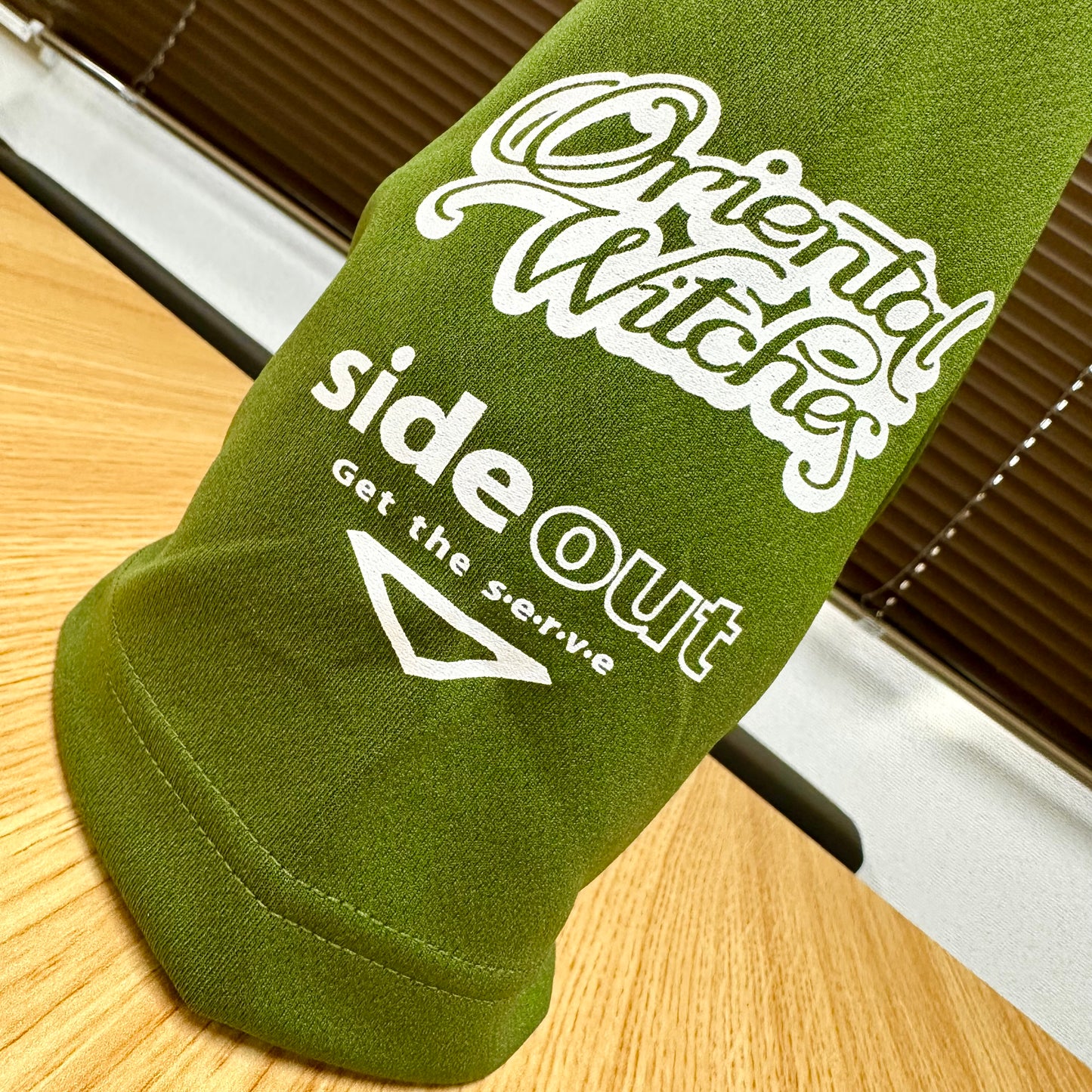 SIDEOUT 2nd アーミーグリーン（レッド×ホワイト）