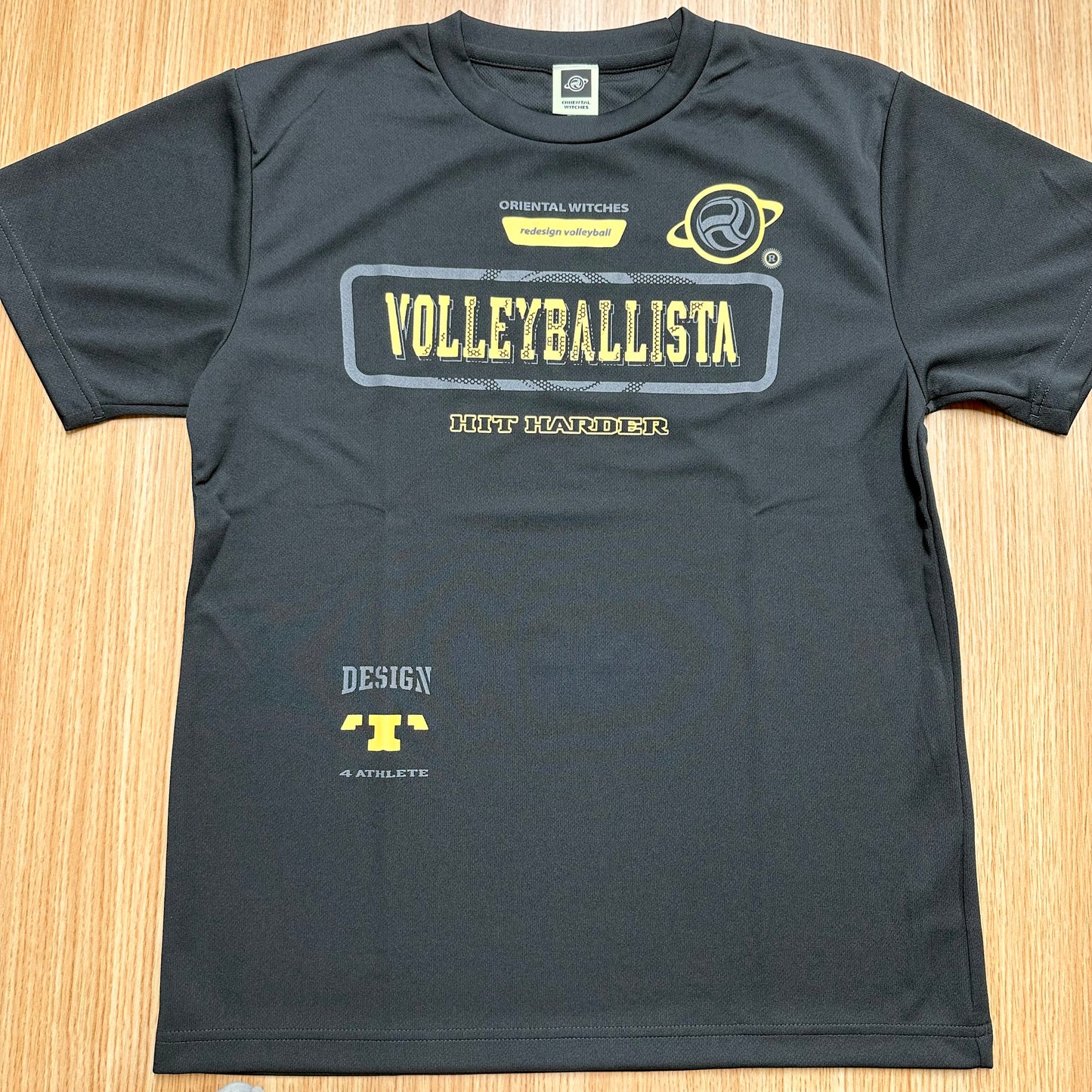 VOLLEYBALLISTA ブラック（サンフラワー×ダークグレー）