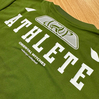 SIDEOUT 2nd アーミーグリーン（レッド×ホワイト）