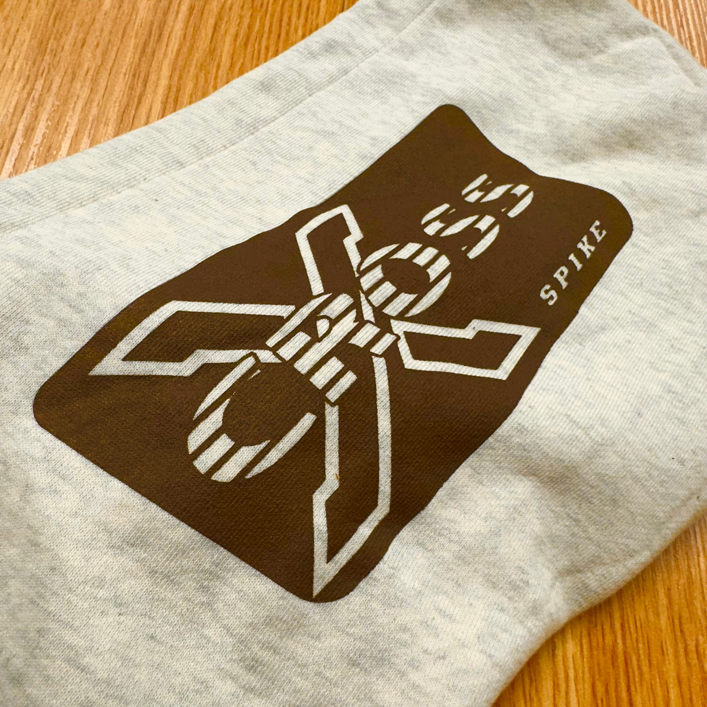 フーディーコットンスウェットスーツ オートミール（ダークブラウン×ライトブラウン）