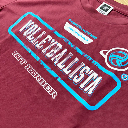 VOLLEYBALLISTA バーガンディ（サックス×ホワイト）