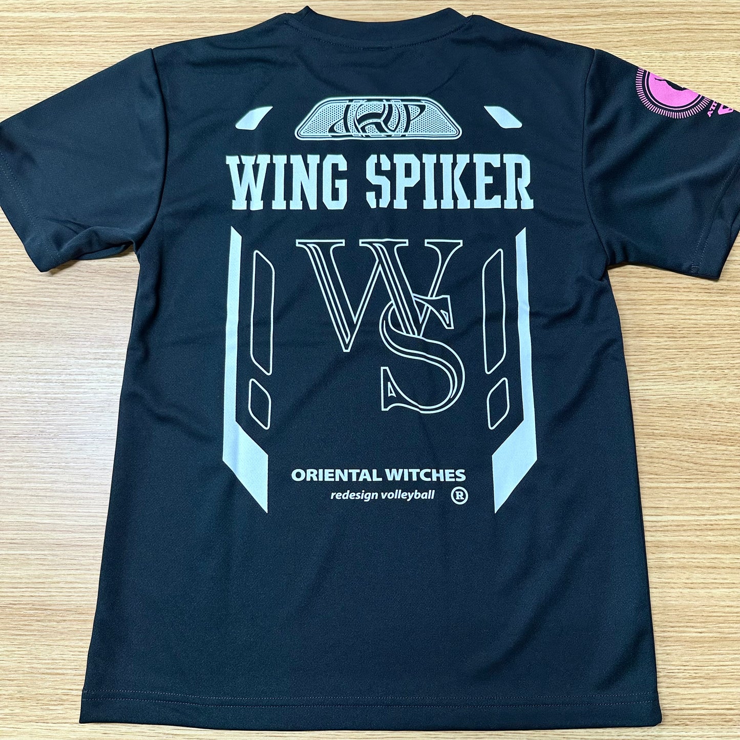 WINGSPIKER ブラック（ホットピンク×ホワイト）