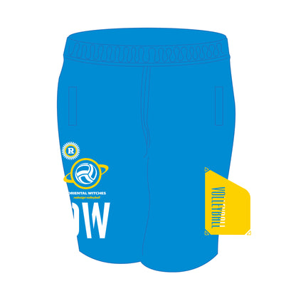 ドライフィットハーフパンツ ターコイズ（サンフラワー×ホワイト）