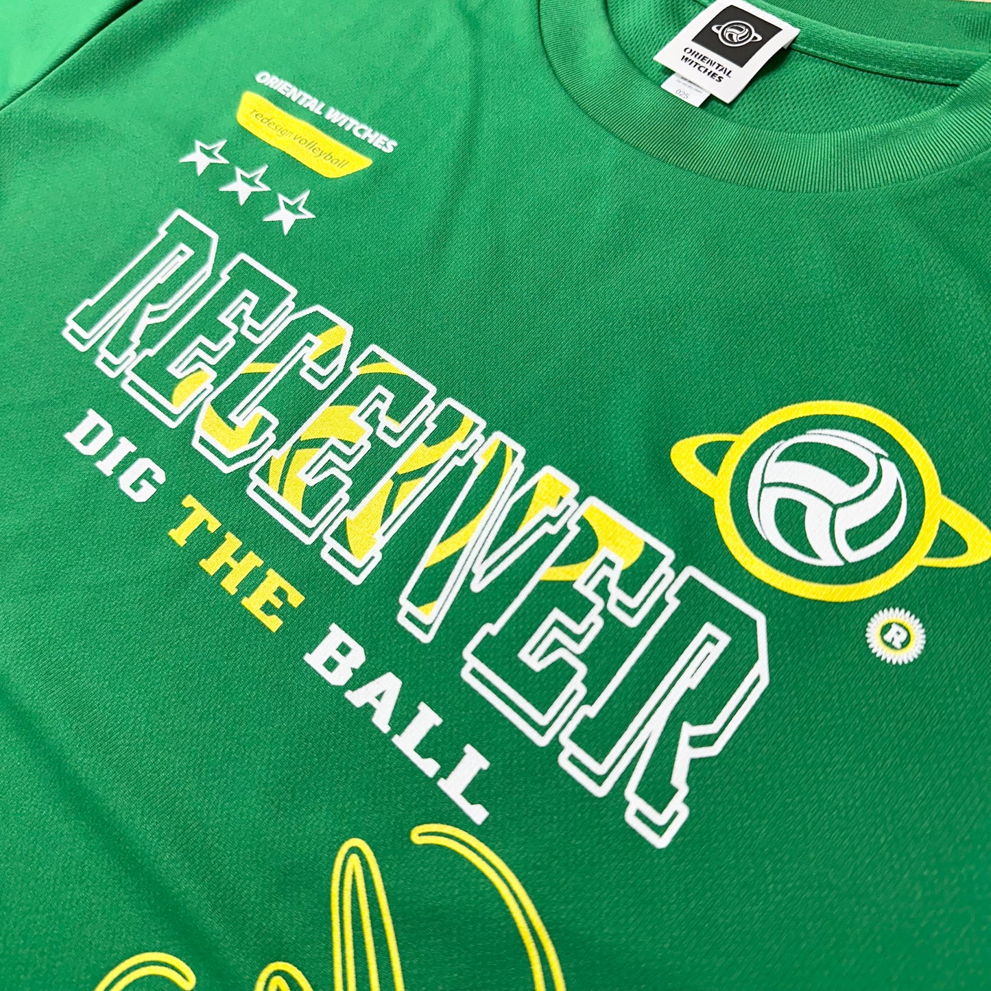 RECEIVER 3rd グリーン（イエロー×ホワイト）