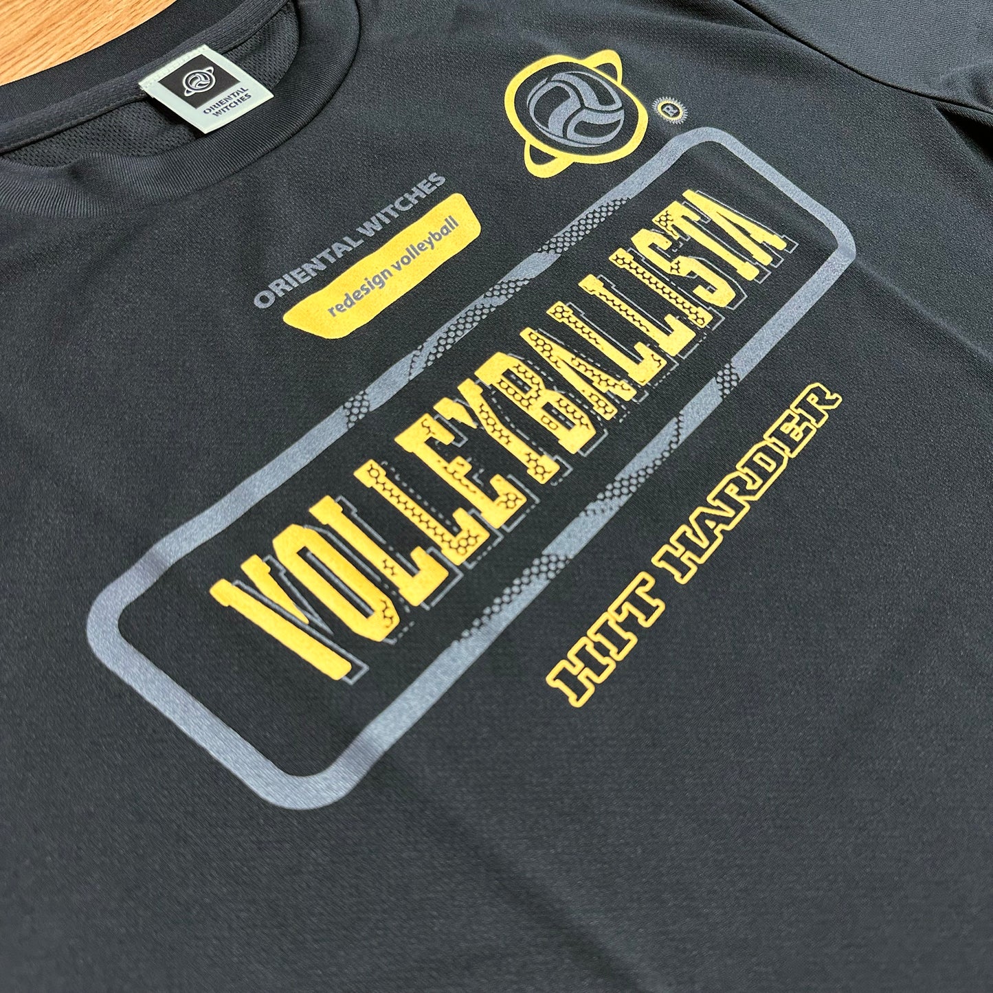 VOLLEYBALLISTA ブラック（サンフラワー×ダークグレー）