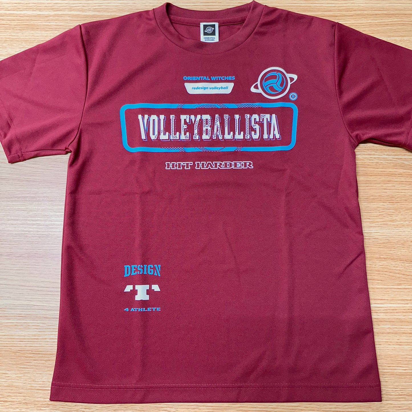 VOLLEYBALLISTA バーガンディ（サックス×ホワイト）