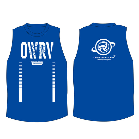 スタンダードノースリーブ ロイヤルブルー（ホワイト）