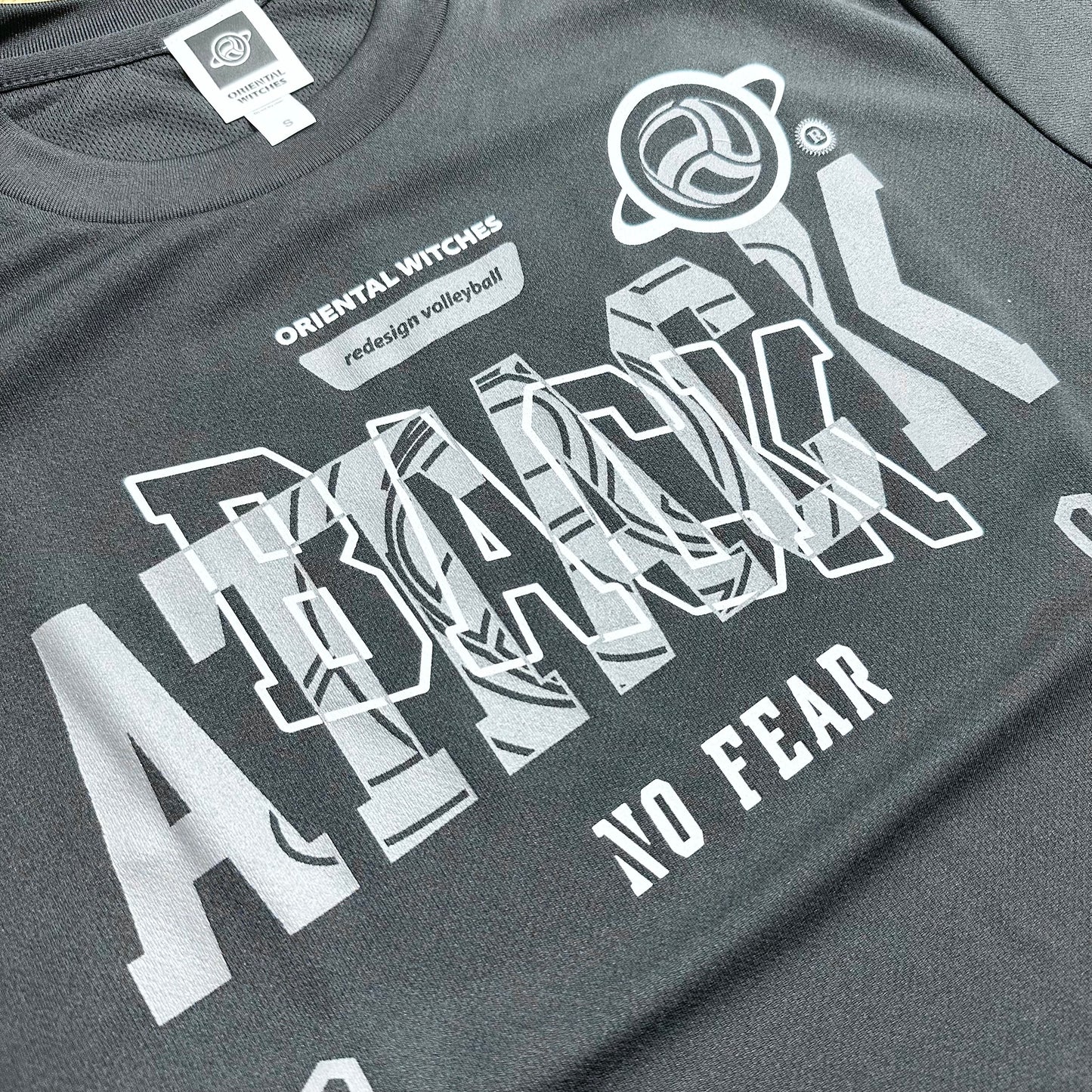 BACKATTECK ブラック（ダークグレー×ライトグレー）