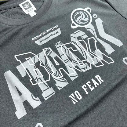 BACKATTECK ブラック（ダークグレー×ライトグレー）