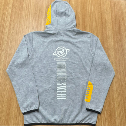 ドライフィットスウェットパーカー　グレー（サンフラワー×ホワイト）