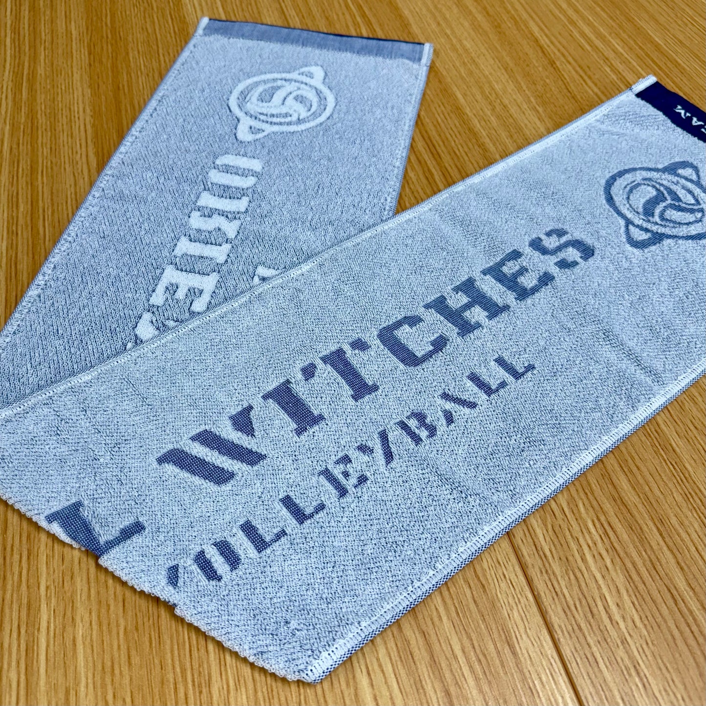 OWマフラータオル（ネイビー×ホワイト）