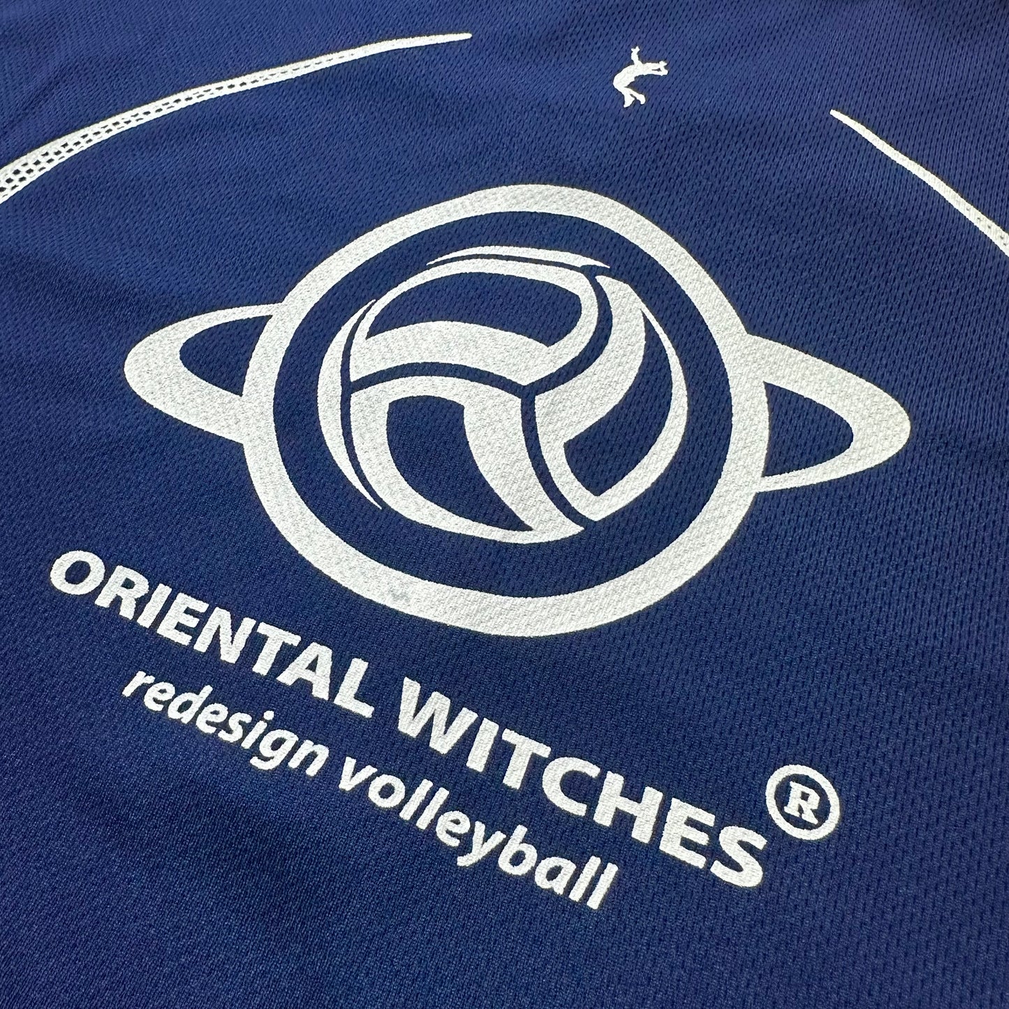 OWポロシャツ　ネイビー（サンフラワー×ホワイト）