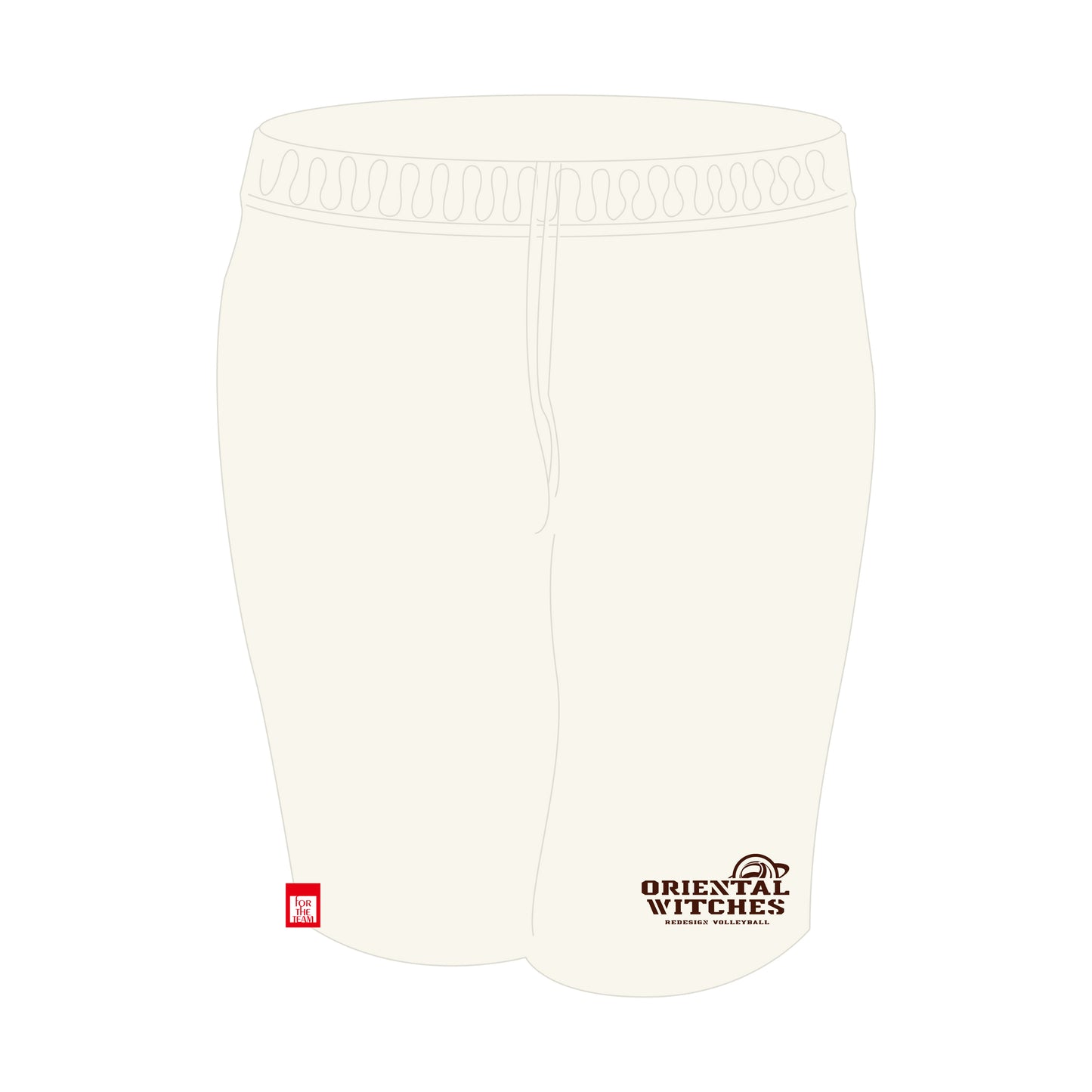 OWスウェットハーフパンツ　オートミール（ダークブラウン）