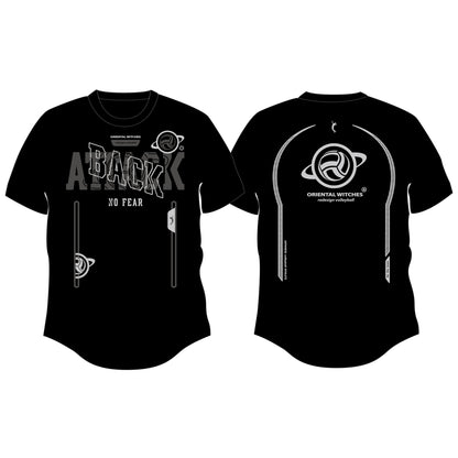 BACKATTECK ブラック（ダークグレー×ライトグレー）