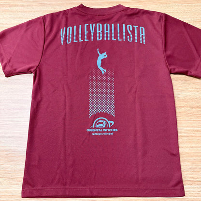 VOLLEYBALLISTA バーガンディ（サックス×ホワイト）