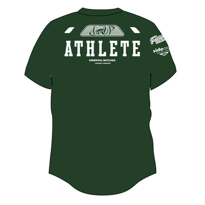 SIDEOUT 2nd アーミーグリーン（レッド×ホワイト）