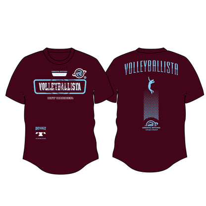 VOLLEYBALLISTA バーガンディ（サックス×ホワイト）