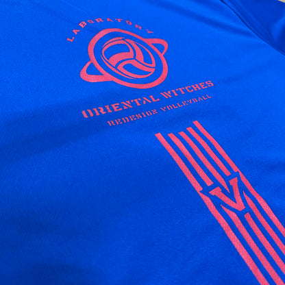 EIGHTEEN VNECK ロイヤルブルー（レッド×ホワイト）