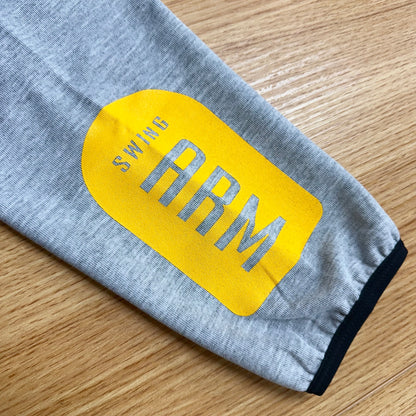 ドライフィットスウェットパーカー　グレー（サンフラワー×ホワイト）