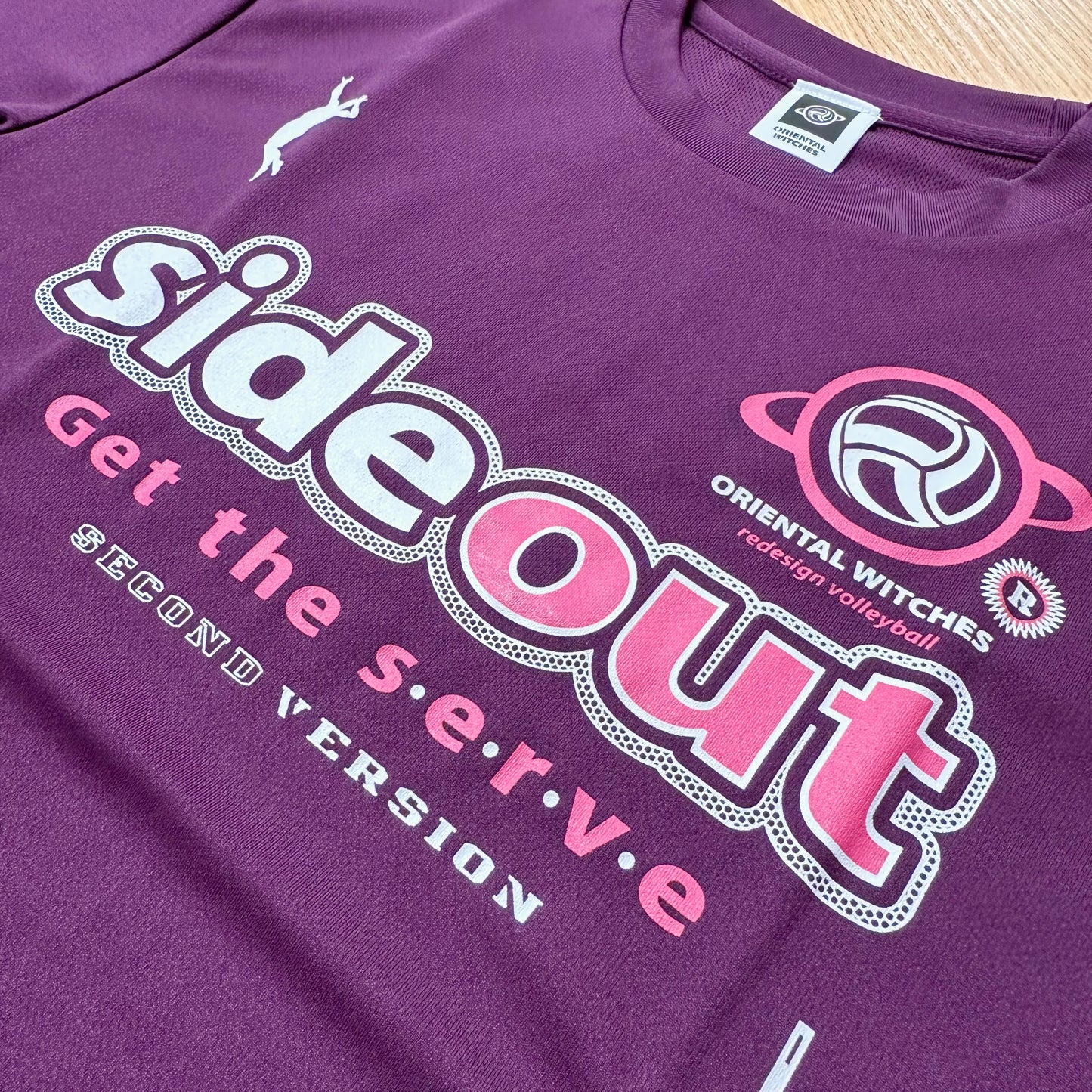SIDEOUT 2nd パープル（ホットピンク×ホワイト）