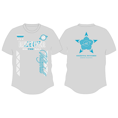 RECEIVER 3rd シルバーグレー（サックス×ホワイト）