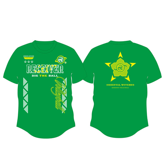 RECEIVER 3rd グリーン（イエロー×ホワイト）