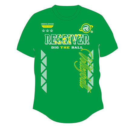 RECEIVER 3rd グリーン（イエロー×ホワイト）