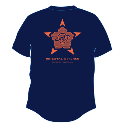 RECEIVER 3rd ネイビー（オレンジ×エメラルドグリーン）