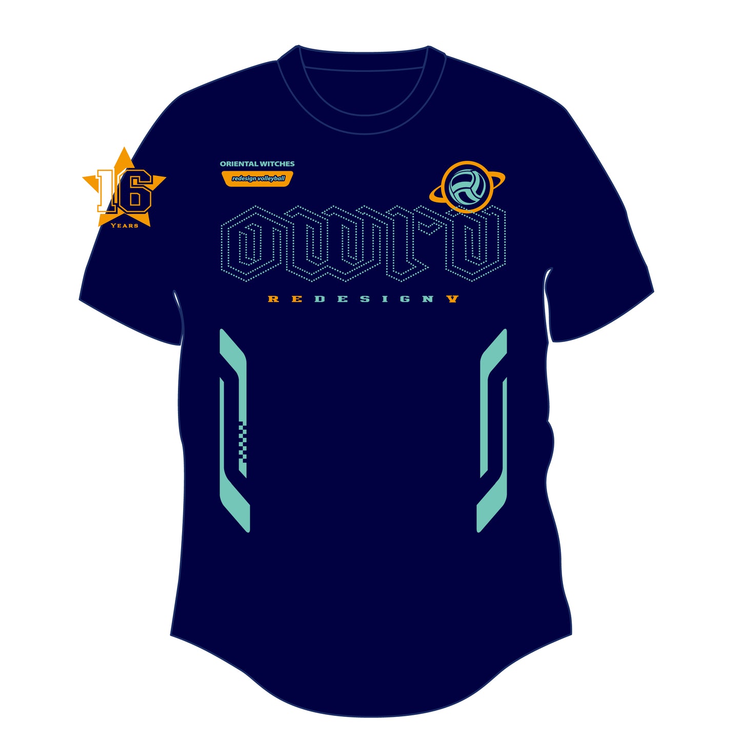 SIXTEEN ネイビー（ティファニー×アプリコット）